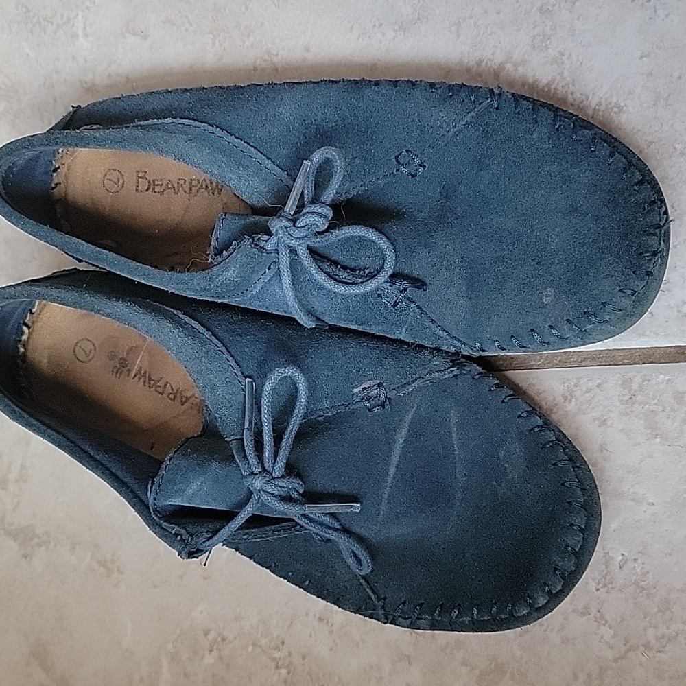 Blue Bearpaw Mocassins